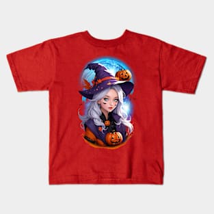 Halloween Witch 02 Kids T-Shirt